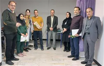 تجلیل کارکنان رادیولوژی بیمارستان کلیبر